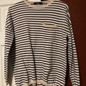 Classic Striped Crewneck Sweater